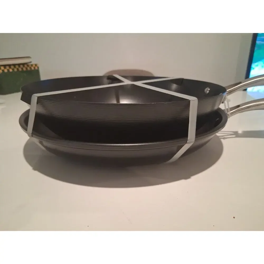 Nordic Ware 2-Piece Nonstick Divided Cookware Set Deep Sauté Pan & Skillet